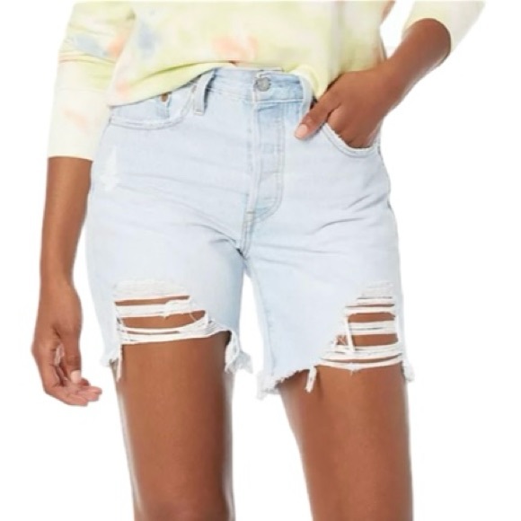 Levi’s 501 Jean Shorts Sz 32 - Picture 10 of 16